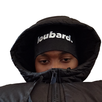 LOUBARD BLACK BEANIE.